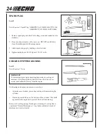 Preview for 24 page of Echo Power Pruner PPT-2100 Operator'S Manual
