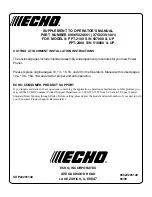 Preview for 33 page of Echo Power Pruner PPT-2100 Operator'S Manual