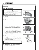 Preview for 16 page of Echo Power Pruner PPT-260 Operator'S Manual