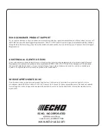 Preview for 30 page of Echo Power Pruner PPT-260 Operator'S Manual