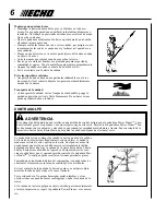 Preview for 6 page of Echo Power Pruner PPT-300ES Operator'S Manual