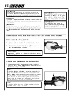 Preview for 16 page of Echo Power Pruner PPT-300ES Operator'S Manual