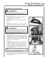 Preview for 17 page of Echo Power Pruner PPT-300ES Operator'S Manual