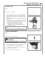 Preview for 21 page of Echo Power Pruner PPT-300ES Operator'S Manual