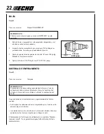 Preview for 22 page of Echo Power Pruner PPT-300ES Operator'S Manual