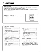 Preview for 74 page of Echo Power Pruner PPT-300ES Operator'S Manual