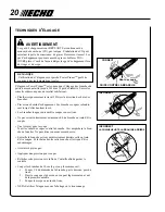 Preview for 92 page of Echo Power Pruner PPT-300ES Operator'S Manual