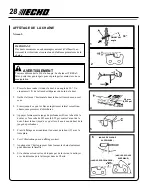 Preview for 100 page of Echo Power Pruner PPT-300ES Operator'S Manual