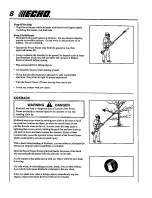 Preview for 8 page of Echo PPF-2100 Type 1 Operator'S Manual