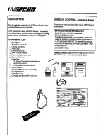 Предварительный просмотр 10 страницы Echo PPF-2100 Type 1 Operator'S Manual