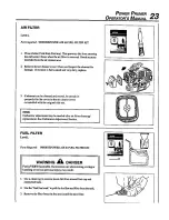 Preview for 23 page of Echo PPF-2100 Type 1 Operator'S Manual