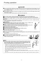 Предварительный просмотр 16 страницы Echo PPF-236ES Operator'S Manual