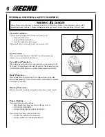 Preview for 6 page of Echo PPFD-2400 TYPE 1/1E Operator'S Manual