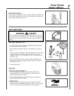 Preview for 7 page of Echo PPFD-2400 TYPE 1/1E Operator'S Manual