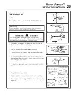 Предварительный просмотр 25 страницы Echo PPT-260 - 01-05 Operator'S Manual