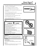 Preview for 5 page of Echo PPT-260 - 08-00 Operator'S Manual