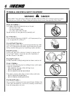 Preview for 6 page of Echo PPT-260 - 08-00 Operator'S Manual