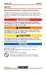 Preview for 5 page of Echo Pro Attachment DPAS-2100 Series Operator'S Manual