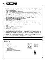 Preview for 8 page of Echo Pro Attachment ES-210 Operator'S Manual