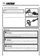 Preview for 12 page of Echo Pro Attachment PAS-225 Operator'S Manual