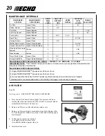 Предварительный просмотр 20 страницы Echo Pro Attachment PAS-225 Operator'S Manual
