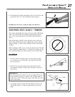 Preview for 27 page of Echo Pro Attachment PAS-225 Operator'S Manual