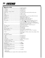 Preview for 30 page of Echo Pro Attachment PAS-225 Operator'S Manual