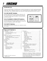 Предварительный просмотр 2 страницы Echo PRO ATTACHMENT SERIES PAS-230 Operator'S Manual