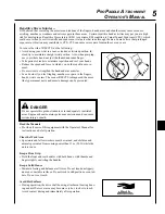 Preview for 5 page of Echo ProPaddle 99944200620 Operator'S Manual