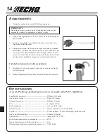 Предварительный просмотр 78 страницы Echo ProSweep Attachment 99944200853 Operator'S Manual