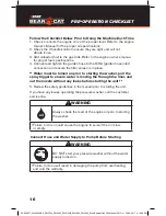 Preview for 16 page of Echo PW2700 Operation Manual