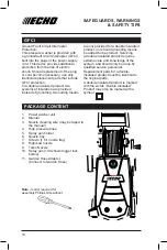 Предварительный просмотр 10 страницы Echo PWE-1800 Operator'S Manual