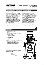 Preview for 58 page of Echo PWE-1800 Operator'S Manual