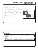 Preview for 9 page of Echo Rapid Loader 99944200610 Operator'S Manual