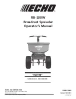 Предварительный просмотр 1 страницы Echo RB-100W Operator'S Manual