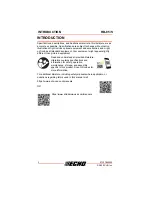 Предварительный просмотр 2 страницы Echo RB-85 Operator'S Manual