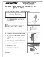 Preview for 1 page of Echo REPOWER 90084 Installation Instructions Manual