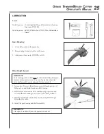 Предварительный просмотр 25 страницы Echo RM-210SB Operator'S Manual