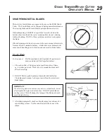 Предварительный просмотр 29 страницы Echo RM-210SB Operator'S Manual