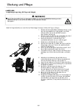 Предварительный просмотр 98 страницы Echo RM-3020T Operator'S Manual