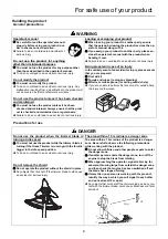 Предварительный просмотр 11 страницы Echo RM-410ES Operator'S Manual