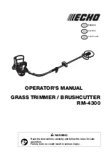 Echo RM-4300 Operator'S Manual preview