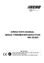 Preview for 3 page of Echo RM-520ES Operator'S Manual