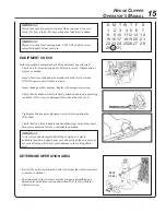 Предварительный просмотр 15 страницы Echo SHC-1700 1, SHC-1700 1E, SHC-2 Operator'S Manual