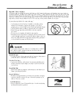 Preview for 5 page of Echo SHC-210 Operator'S Manual