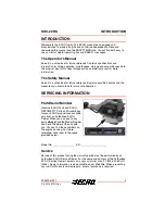 Preview for 3 page of Echo SHC-225/S Operator'S Manual