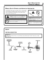 Предварительный просмотр 3 страницы Echo SHC-2401 Operator'S Manual