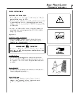 Предварительный просмотр 7 страницы Echo SHC-2401 Operator'S Manual