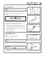 Предварительный просмотр 25 страницы Echo SHC-2401 Operator'S Manual