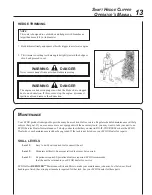 Предварительный просмотр 13 страницы Echo SHC-251 Operator'S Manual